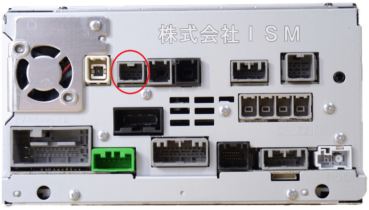 ホンダディーラーオプションナビ ギャザズ 各コネクター位置図 クルでん 株式会社ｉｓｍ